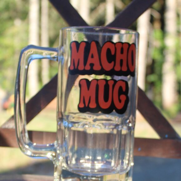 Unique Vintage '79 Tom Wilson Ziggy Macho Mug - Oversized 8'' Tall Mug - Picture 2 of 10